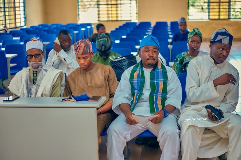 Executive Officers Seated in Inauguration Auditorium Hall